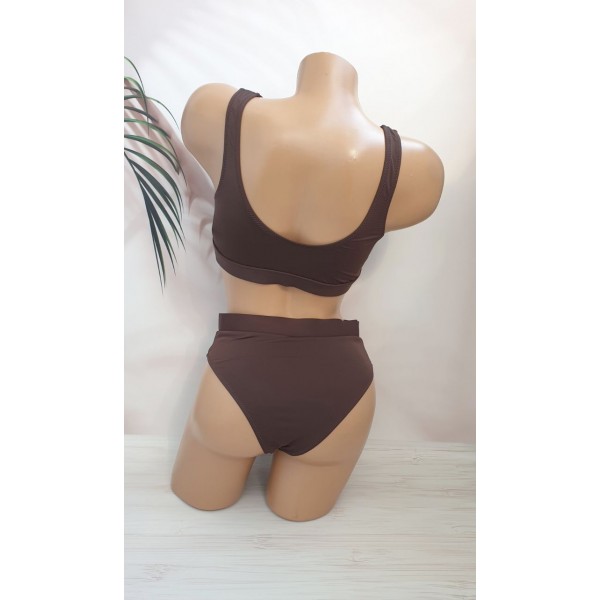 Молодіжний купальник топом №13-278, 38-46 розм.