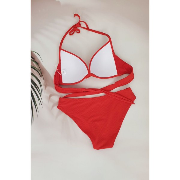 Молодіжний купальник в рубчик №13-279, 38-46 розм.