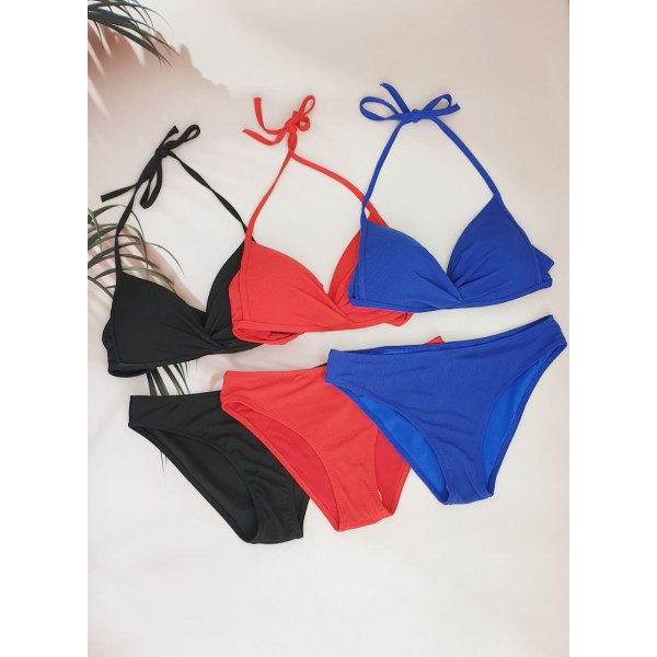 Молодіжний купальник в рубчик №13-279, 38-46 розм.