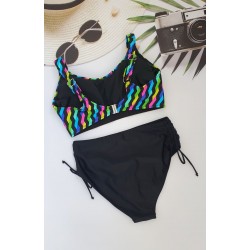 Жіночий купальник з завищеною талією №13-280, 48-56 розм.