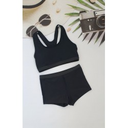 Підлітковий купальник топ з шортами №13-281, 34-42 розм.