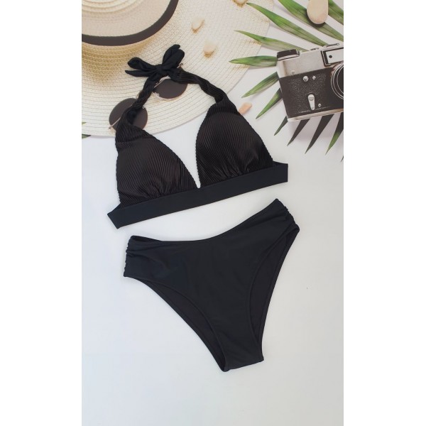 Жіночий купальник за шию №13-285, 42-50 розм.