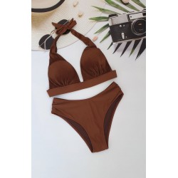 Жіночий купальник за шию №13-285, 42-50 розм.