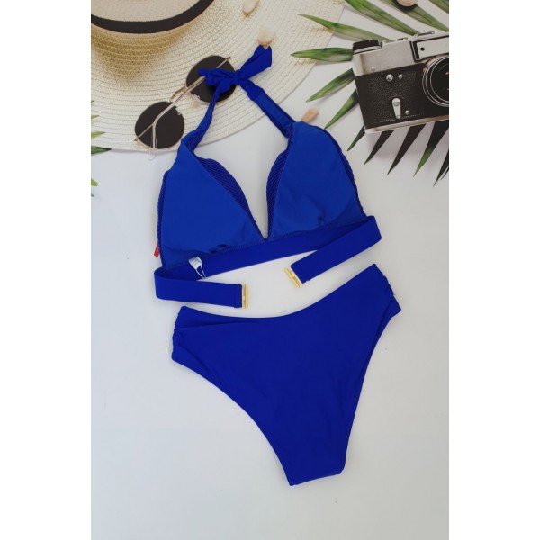 Жіночий купальник за шию №13-285, 42-50 розм.