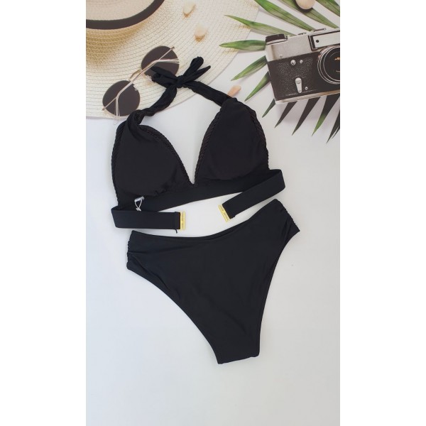 Жіночий купальник за шию №13-285, 42-50 розм.