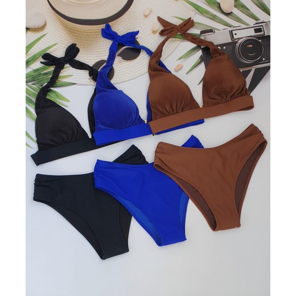 Жіночий купальник за шию №13-285, 42-50 розм.