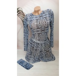 Набір - суцільний купальник + шорти з SPF-35 захистом №14-216, 38-46 розм.