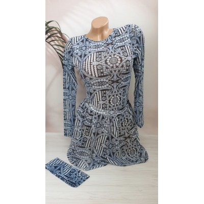 Набір - суцільний купальник + шорти з SPF-35 захистом №14-216, 38-46 розм.