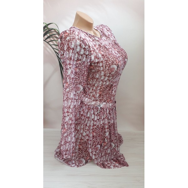 Набір - суцільний купальник + шорти з SPF-35 захистом №14-217, 38-46 розм.