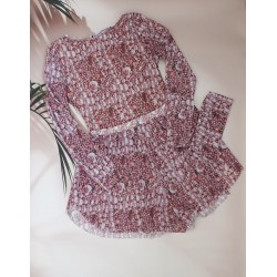 Набір - суцільний купальник + шорти з SPF-35 захистом №14-217, 38-46 розм.