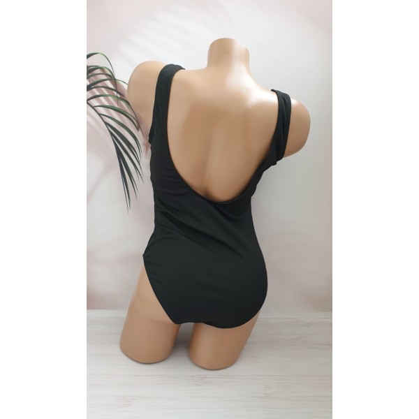 Молодіжний суцільний купальник в рубчик №14-330, 38-46 розм.