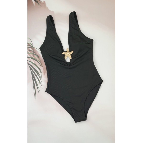 Молодіжний суцільний купальник в рубчик №14-330, 38-46 розм.