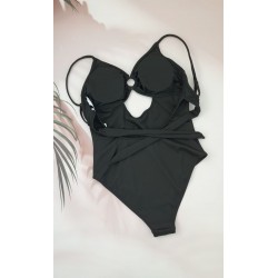 Молодіжний суцільний купальник в рубчик №14-331, 38-46 розм.