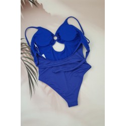 Молодіжний суцільний купальник в рубчик №14-331, 38-46 розм.