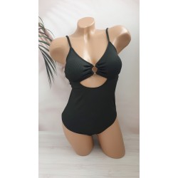 Молодіжний суцільний купальник в рубчик №14-331, 38-46 розм.