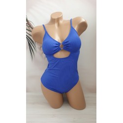 Молодіжний суцільний купальник в рубчик №14-331, 38-46 розм.