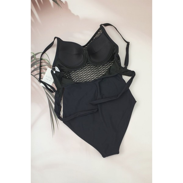 Молодіжний суцільний купальник з пуш ап №14-332, 38-46 розм.