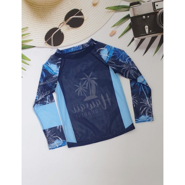 Кофтинка для пляжу з SPF-35 захистом для хлопчиків №14-335, 28-36 розм.