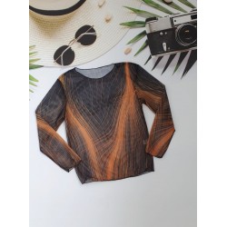 Кофтинка для пляжу з SPF-35 захистом для дівчаток №14-336, 34-42 розм.