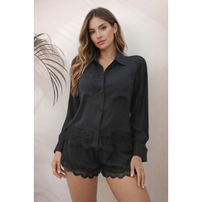 Пляжний костюм - сорочка+шорти №220, 44-50 розм.