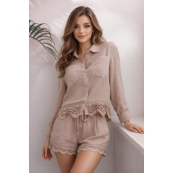 Пляжний костюм - сорочка+шорти №220, 44-50 розм.