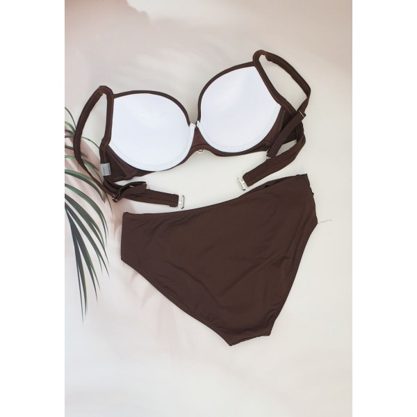 Жіночий купальник з пуш ап №2510, 44-52 розм. 