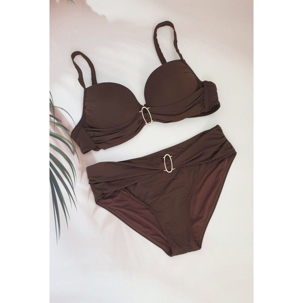 Жіночий купальник з пуш ап №2510, 44-52 розм. 