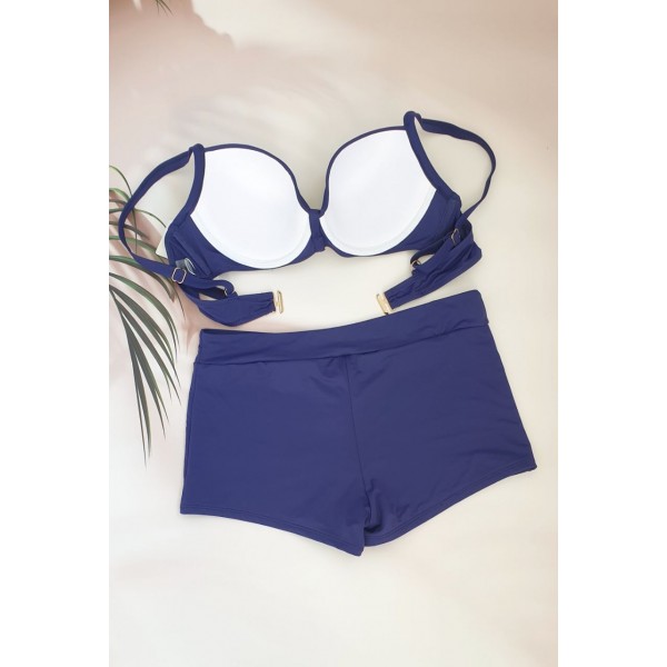 Жіночий купальник з шортами №5403, 48-56 розм.