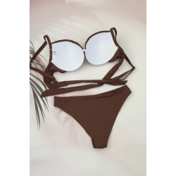 Молодіжний купальник з пуш ап №D382, 36-42 розм.