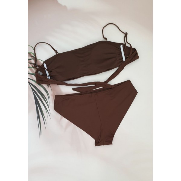 Молодіжний купальник топом №Q5101, 38-46 розм.