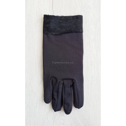 Еластичні жіночі рукавиці без утеплення