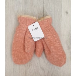 Підліткові рукавички на хутрі для дівчат, 6-12 років