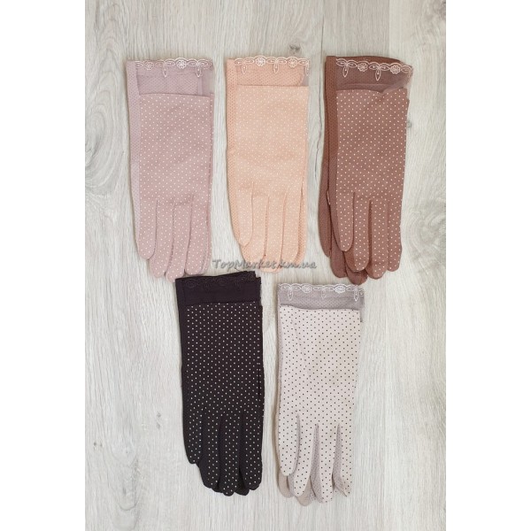 Жіночі трикотажні рукавиці без утеплювача