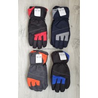 Болоневі чоловічі рукавиці на флісі