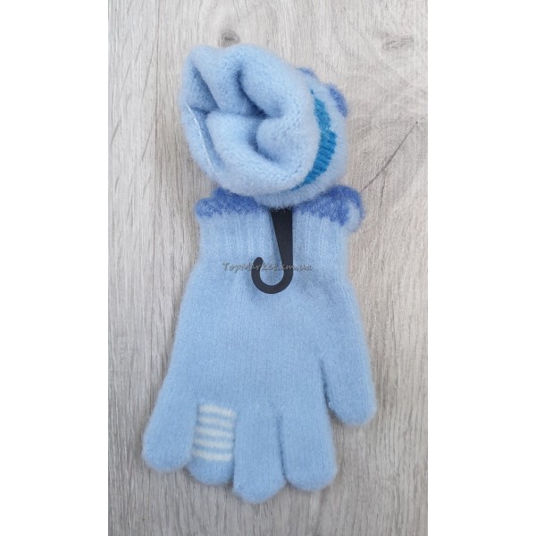 Дитячі одинарні рукавиці для дівчаток, 2-5 років