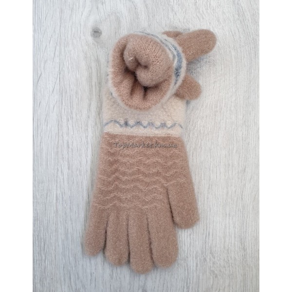 Одинарні рукавиці для дівчаток, 4-7 років