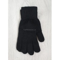 Шерстяні одинарні чоловічі рукавиці, великий розмір