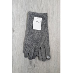 Трикотажні жіночі рукавиці з люрексом