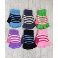 Дитячі рукавиці без пальців, 4-9 років