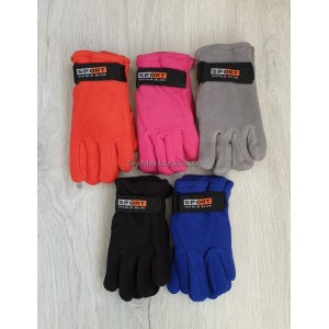 Дитячі подвійні флісові рукавиці мікс хлопчик/дівчинка, 4-6 років