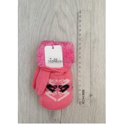 Дитячі рукавички "ялинка" на хутрі мікс хлопчик/дівчинка, 1-3 роки