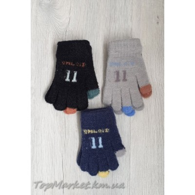 Одинарні рукавиці для хлопчиків №25-26, 2-4 роки