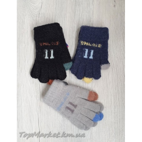 Одинарні рукавиці для хлопчиків №25-26, 2-4 роки