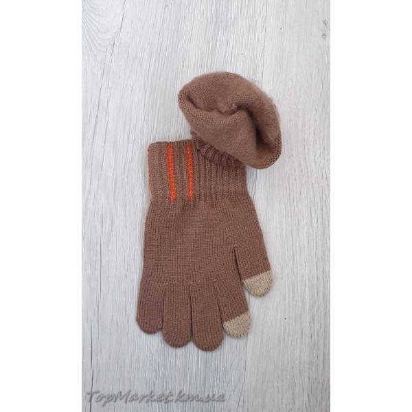Одинарні рукавиці мікс хлоп/дівч №25-33, 9-15 років