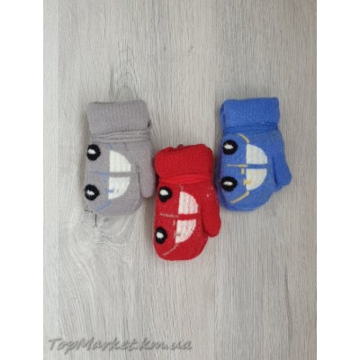 Рукавички на хутрі мікс хлоп/дівч №25-41, 2-4 роки