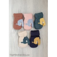 Рукавички на хутрі мікс хлоп/дівч №25-42, 3-5 років