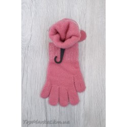 Одинарні рукавиці для дівчаток №25-50, 2-4 роки