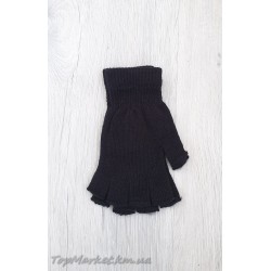 Чоловічі одинарні рукавиці без пальців №3-5