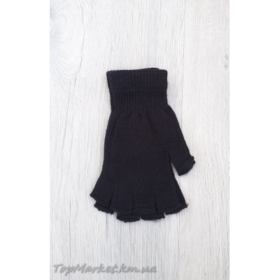 Одинарні жіночі рукавиці без пальців №3-5