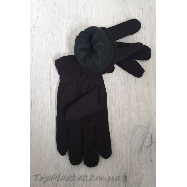 Подвійні флісові чоловічі рукавиці, великий розмір, №4-4